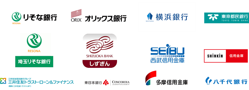 銀行のバナー